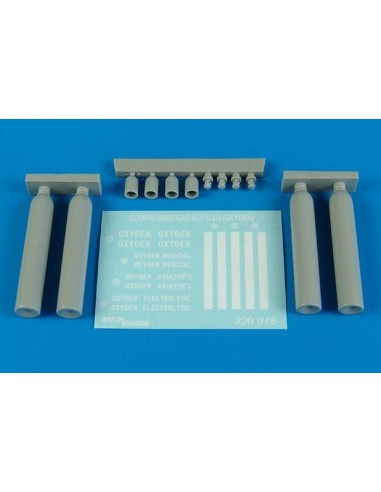 Compressed gas bottles-oxygen 