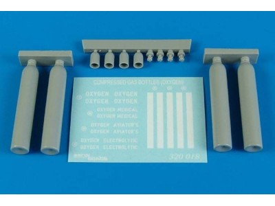 Compressed gas bottles-oxygen 