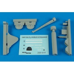 USAF Flightlkine 50 lb.CO²extinguisher w 