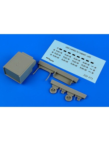 USAF 2-wheel tilt cabinet - late 
