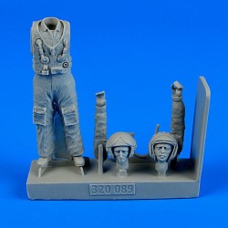 Soviet Pilot with life jacket-the Cold War period 