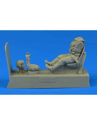 German Luftwaffe Pilot for Bf 109 with seat for EDU/TRU/HAS/DRA 
