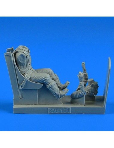US NAVY WWII Pilot with ej. seat for F4U Corsair f.Trumpeter 