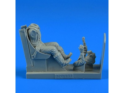 US NAVY WWII Pilot with ej. seat for F4U Corsair f.Trumpeter 