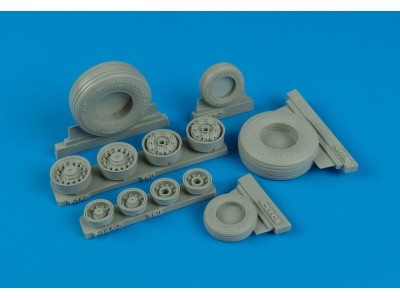 F-14D Super Tomcat weighted wheels (TRU) 