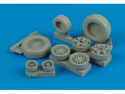 F-16l Sufa weighted wheels for Academy 
