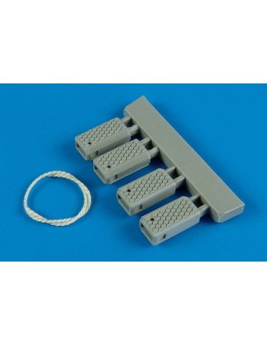 US. Navy poly. wheel chock w/nyl.thread 