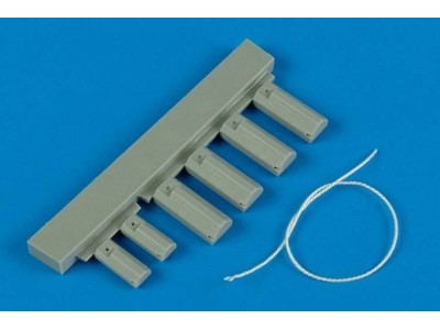 U.S.A.F. wheel chock with nylon thread 