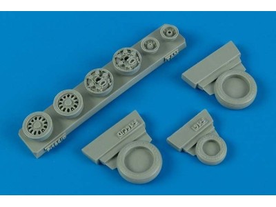 F-16C/CJ (block 50/52) weighted wheels 