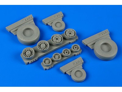 F-14A Tomcat weighted wheels for Academy 