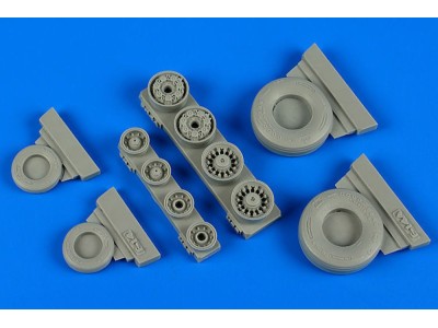 F-14A Tomcat weighted wheels f. HobbyBos 