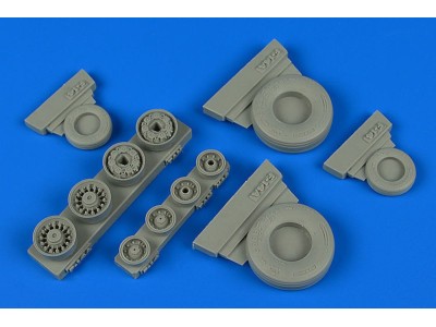 F-14A Tomcat weighted wheels f.Tamiya 