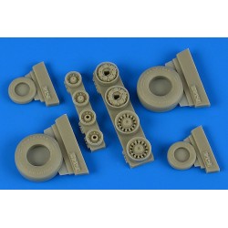 F-14B/D Tomcat weighted wheels f.Tamiya 