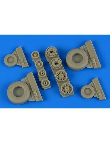 F-14B/D Tomcat weighted wheels f.Tamiya 