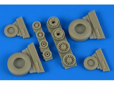 F-14B/D Tomcat weighted wheels f.Tamiya 