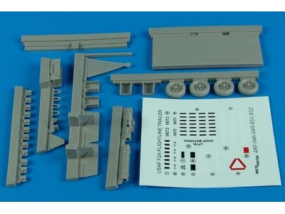 Flightline trailer F-2A (steel platform) 