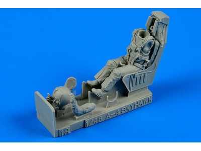 US Navy fighter pilot with ej.seat f A4A 