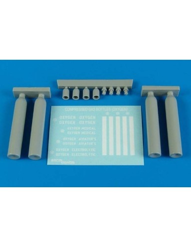 Compressed gas bottles - oxygen 