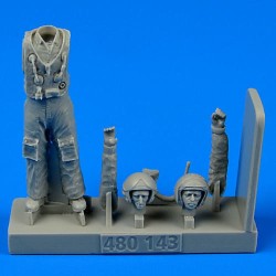 Soviet Pilot with life jacket-the Cold War period 
