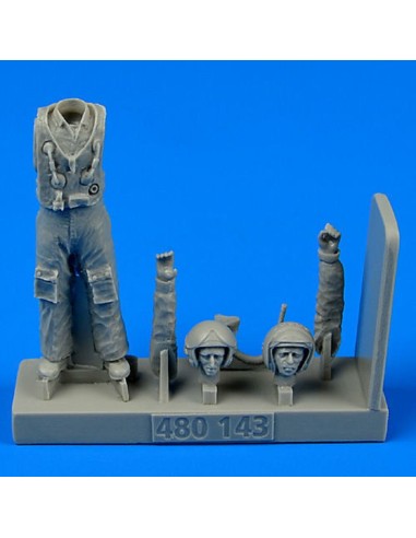 Soviet Pilot with life jacket-the Cold War period 