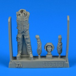 Modern Soviet Fighter Pilot with HUD 