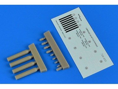 Compressed gas bottles (nitrogen) 