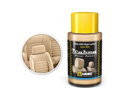 COBRA MOTOR Beige Leather 