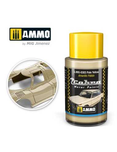 COBRA MOTOR Pale Yellow 