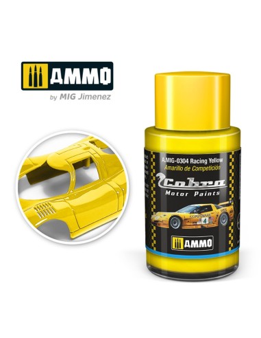 COBRA MOTOR Racing Yellow 