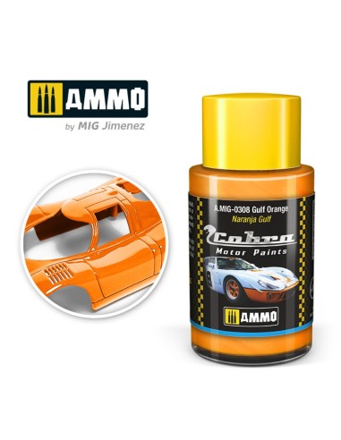 COBRA MOTOR Gulf Orange 