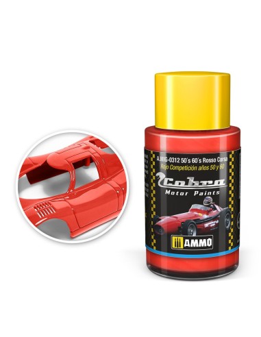 COBRA MOTOR 50´s 60´s Rosso Corsa 