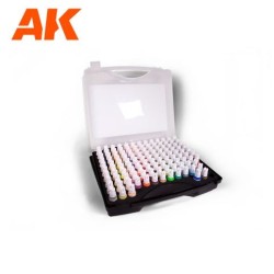 3G PLASTIC BRIEFCASE 120 WARGAME COLORS