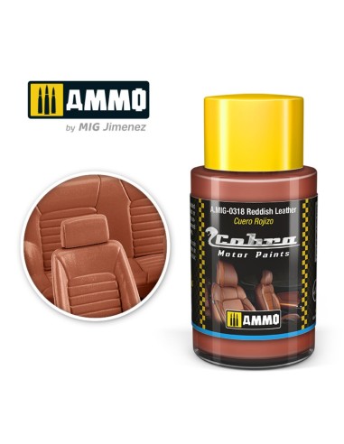 COBRA MOTOR Reddish Leather 