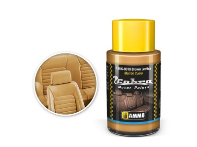COBRA MOTOR Brown Leather 