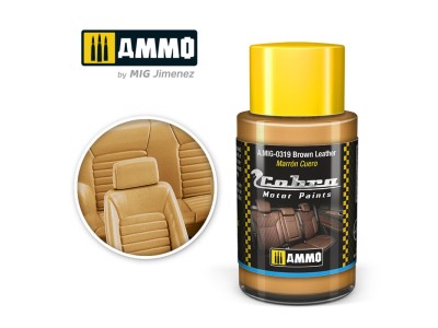 COBRA MOTOR Brown Leather 