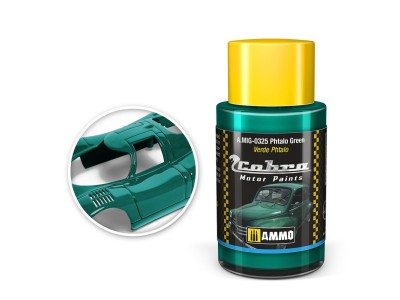 COBRA MOTOR Phtalo green 