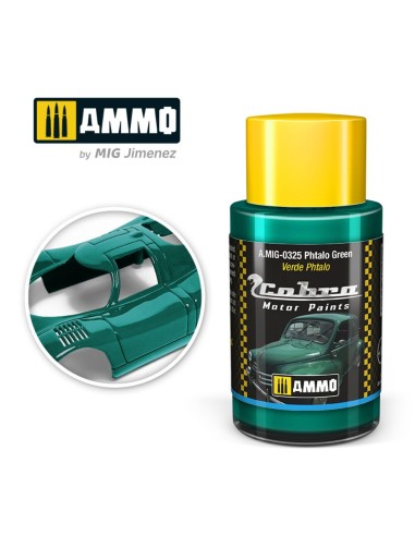 COBRA MOTOR Phtalo green 