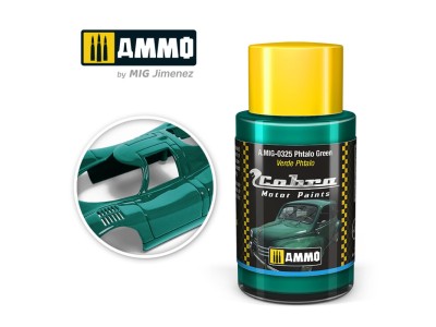 COBRA MOTOR Phtalo green 