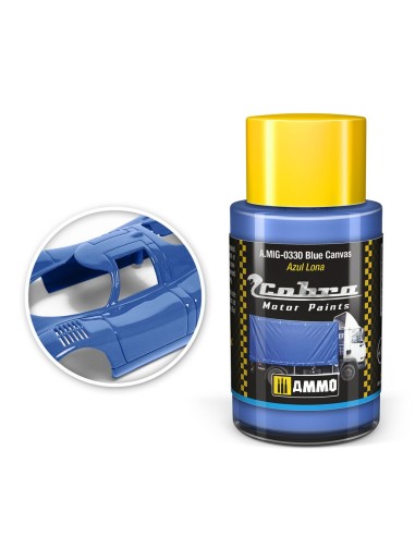 COBRA MOTOR Blue Canvas 