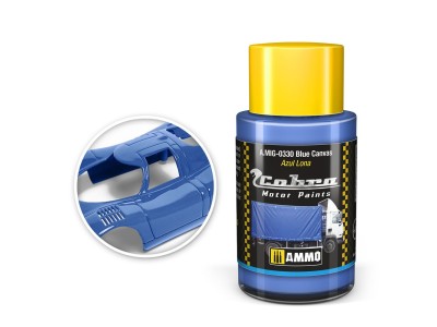 COBRA MOTOR Blue Canvas 