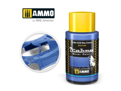 COBRA MOTOR Blue Canvas 