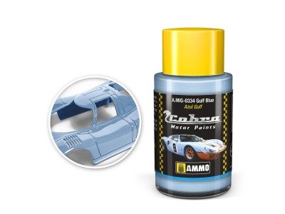 COBRA MOTOR Gulf Blue 