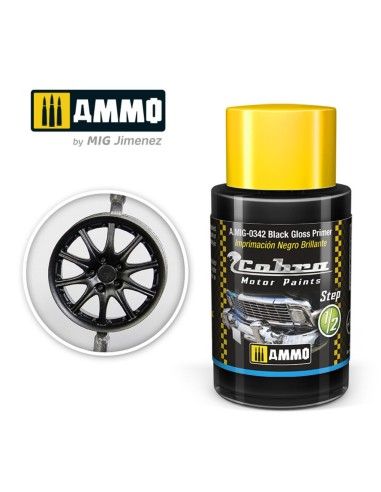 COBRA MOTOR Black Gloss Primer 