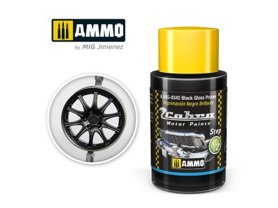 COBRA MOTOR Black Gloss Primer 