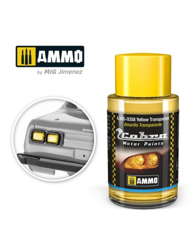 COBRA MOTOR Yellow transparent 