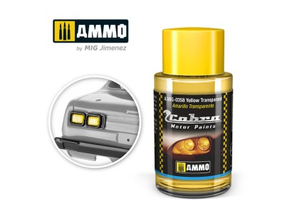COBRA MOTOR Yellow transparent 