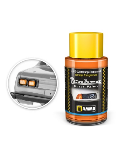 COBRA MOTOR Orange transparent 