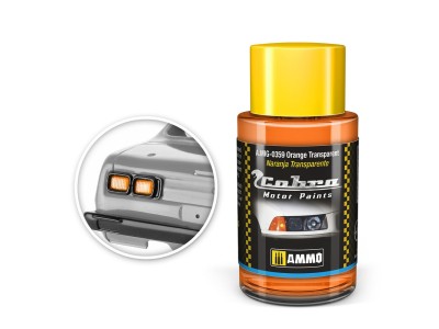 COBRA MOTOR Orange transparent 