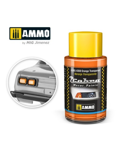 COBRA MOTOR Orange transparent 