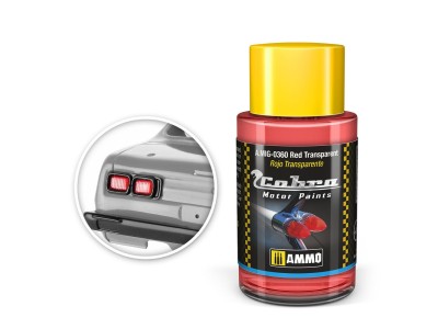 COBRA MOTOR Red Transparent 